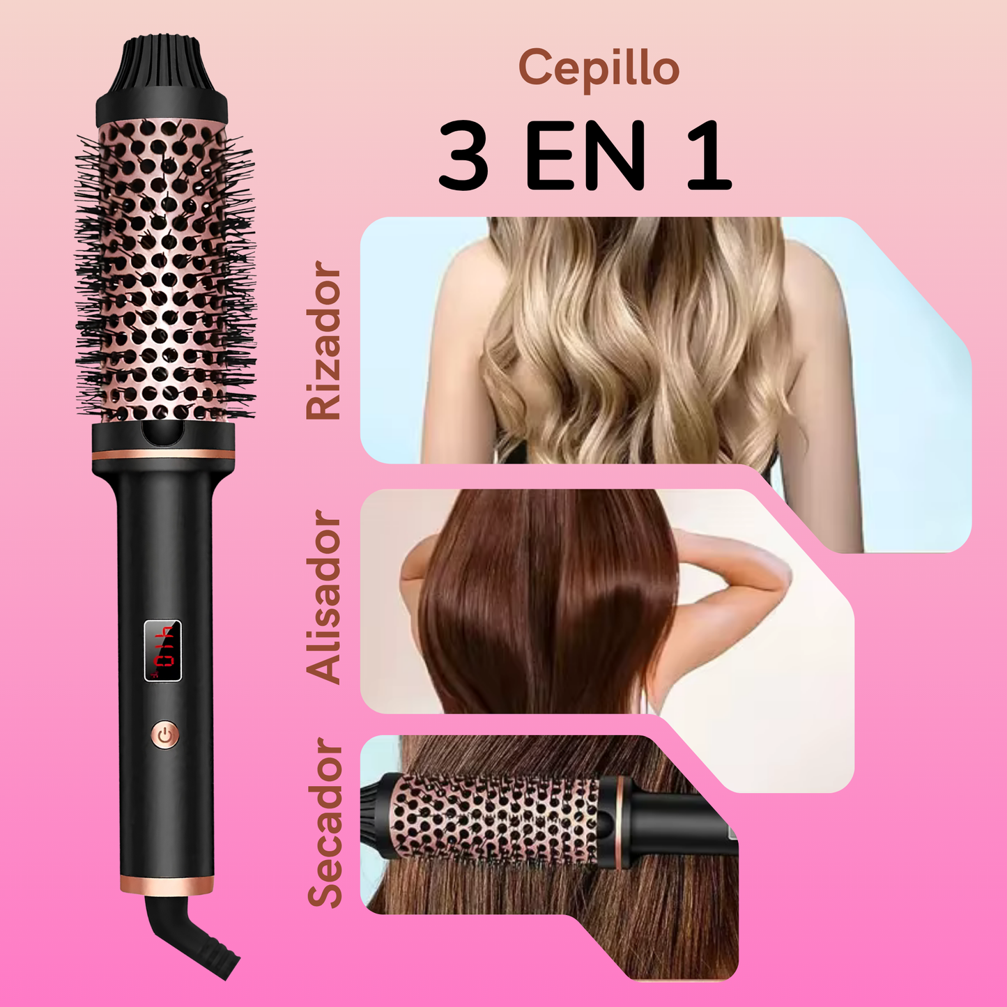 Cepillo 3 en 1